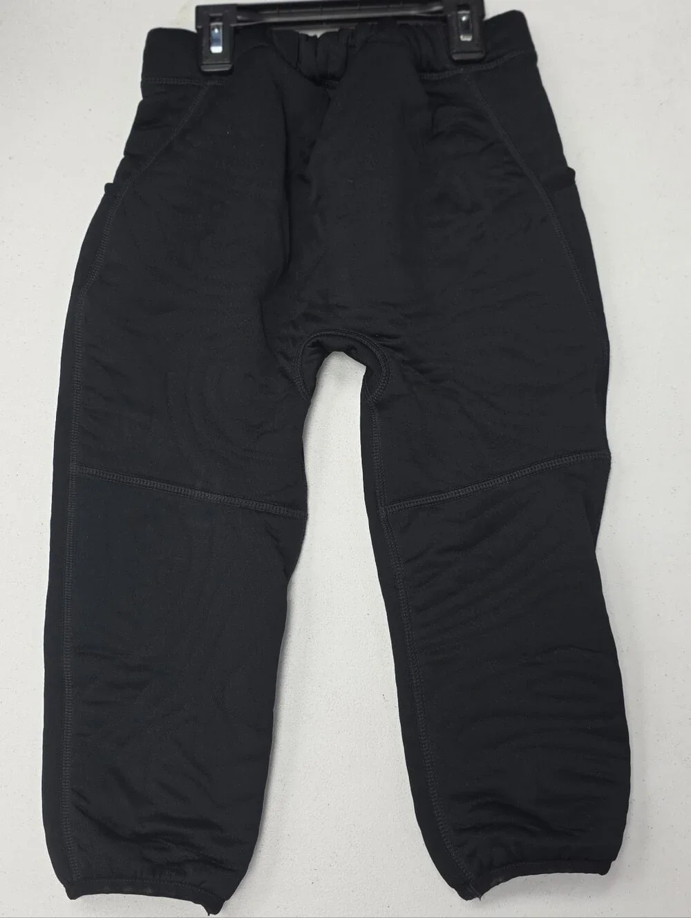 Nike Black Athletic Jogger Pants with White Swoosh